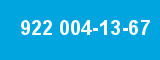 922 004-13-67